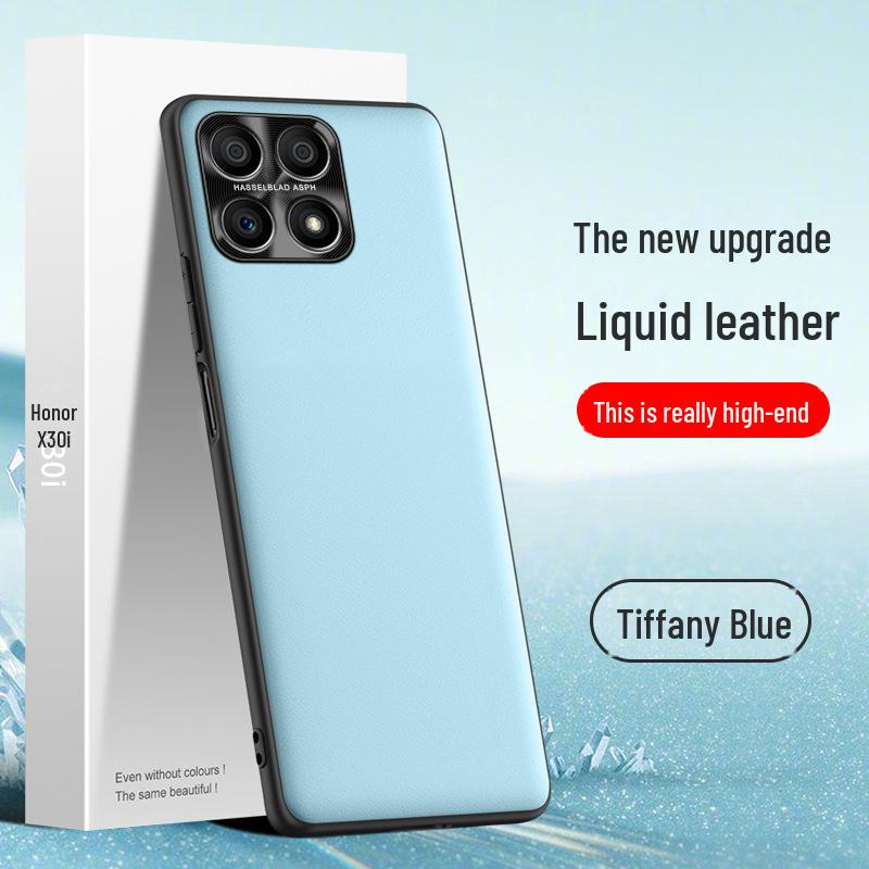 Honor X30i Mobile Phone Liquid Leather Case, Durable and Protective Against Falls and Stains. One-piece Design, Ready To Ship.