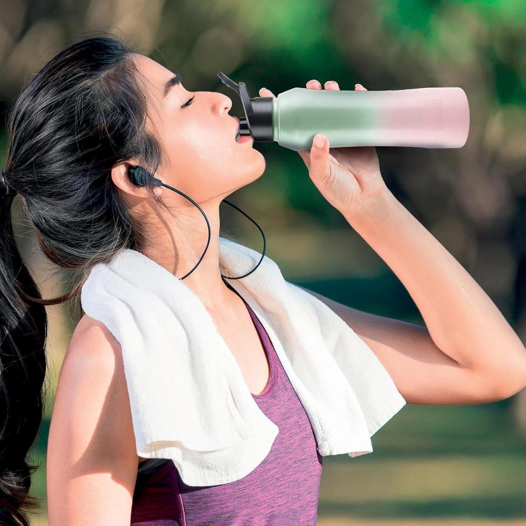 Comet 1000 Stainless Steel Water Bottle 1000 Ml, Single Walled, ISI Certified I Leak Proof Lid, Rust Proof I For School, Office, Gym