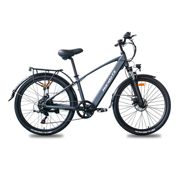 HedaTX TX1 500W Electric Bike, 28MPH Max Speed, Shimano 7-Speed, Removable Battery, 3 Riding Modes, Front & Rear Disc Brakes
