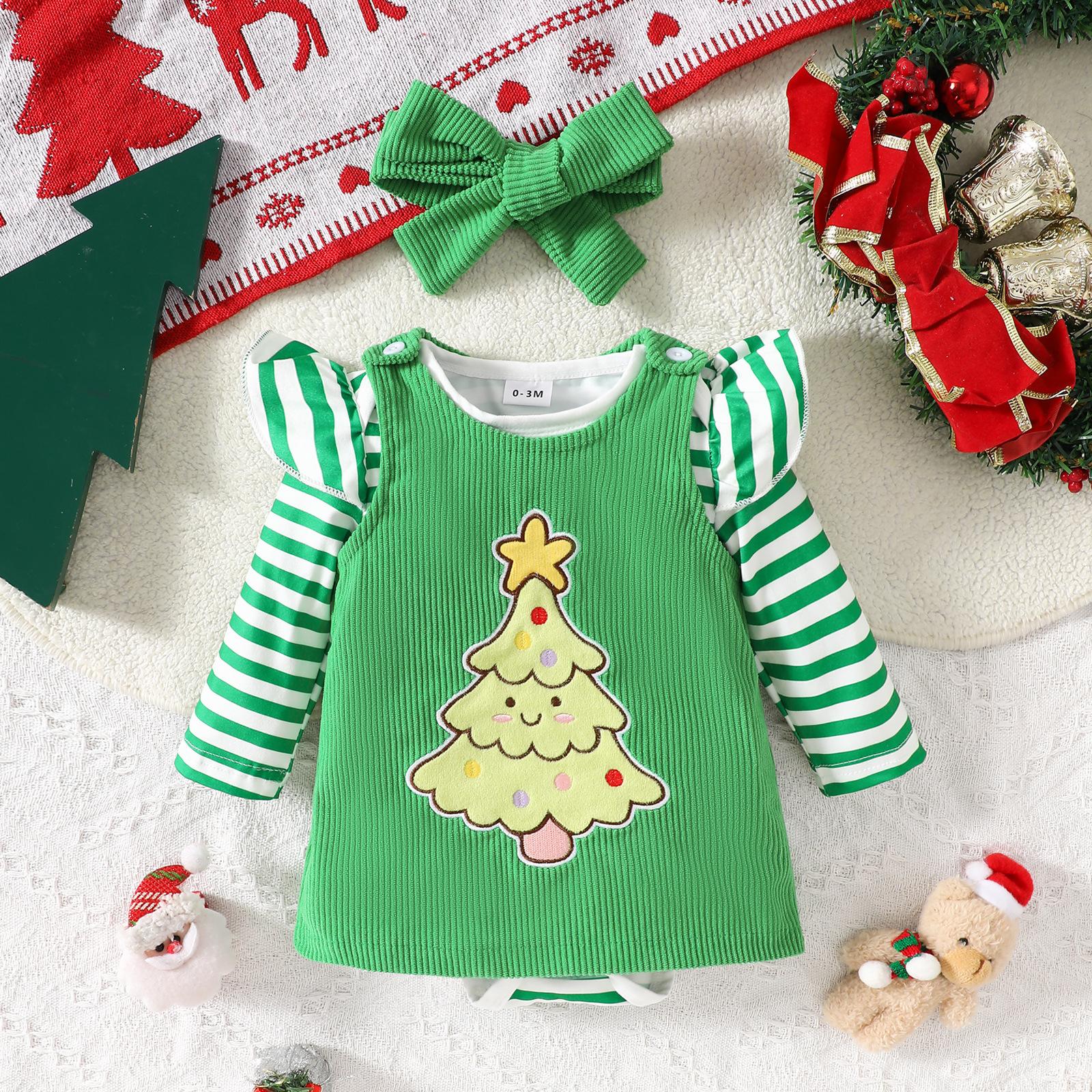 

Детский мультяшный ромпер для девочек 12 зелёный