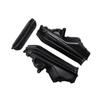 3pcs Black Car Engine Upper Compartment Partition Panel Set For BMW X5 X6 E70 E71 E72 51717169420 51717169421 51717169419