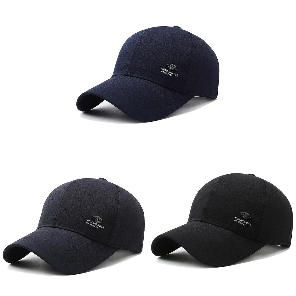 Cotton Baseball Cap With Sun Protection Adjustable For Outdoor Casual Men