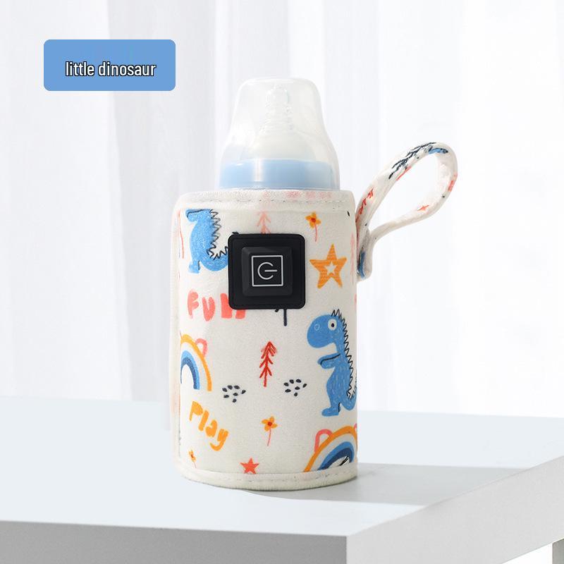 USB Heated Insulated Baby Bottle Warmer & Protective Sleeve for Outdoor and Car Use