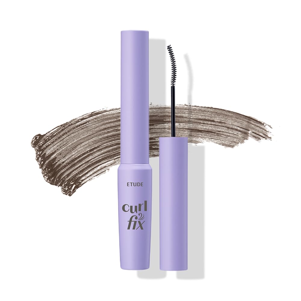 

ETUDE Curl Fix Mascara Skinny 3g Brush Waterproof Lower Lashes Clumping Gray [Etude Official] Ultra-fine Curl-holding (Skinny Brown)