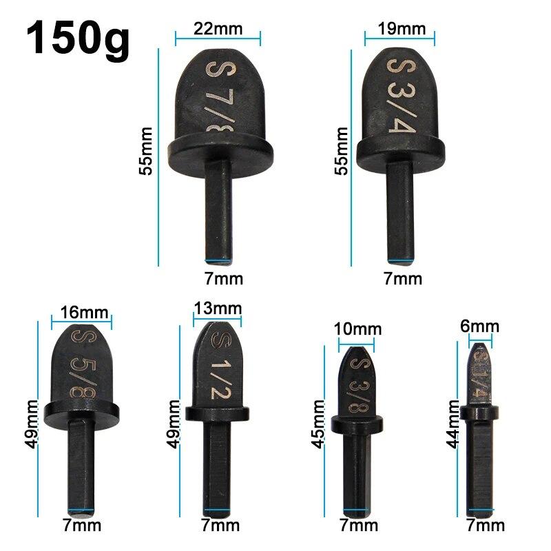 6-teiliger Kupferrohr-Bohrer Elektrischer Expansionskopf Expansionsmund Klimaanlagenwartung Elektrowerkzeug-Zubehörset