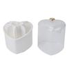8Pcs Makeup Brushes with Rotating Brush Container Cosmetics Brushes Holder   with Clear Lid Or Vanity Desktop Bathroom
