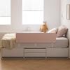 Zen-Tis Domestic Production Children's Bed Safety Guardrail 120 cm - Plain Design (High-Quality Bracket)