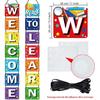 Blulu Back to School Banner Welcome Banner for First Day of School Welcome Ready to Learn Party Supplies Photo Props for Kindergarten Primary