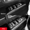 Linkslenker! Für Kia Sorento MQ4 2022 2023 Carbon Fiber Look Fenster Schalter Lift taste Abdeckung Trim ABS Kunststoff Auto Zubehör