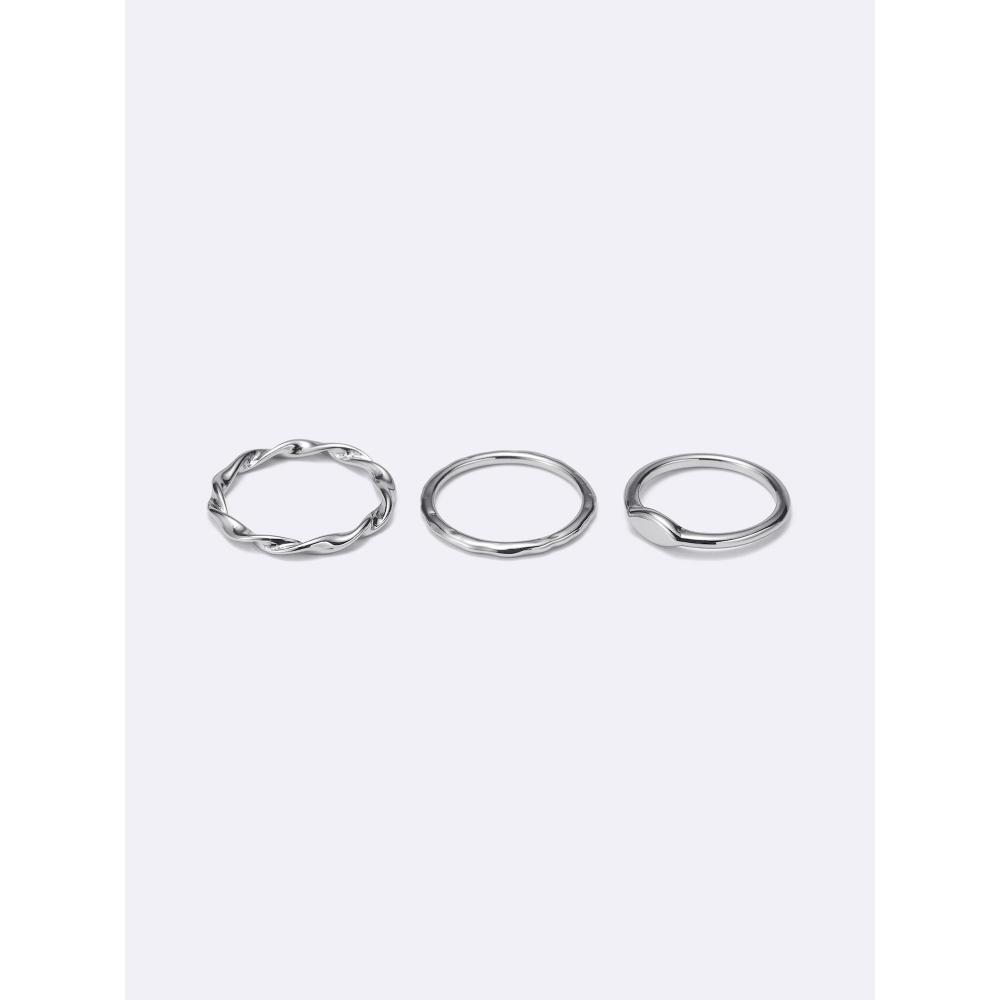 GU by Uniqlo Stone   Metal Ring 5p