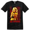 T-shirt Blondie Groupe de Rock avec Chanteuse Blonde Graphique Concert Rétro