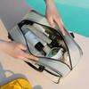Transparent Waterproof Toiletry Bag - Large Capacity for Men, Wet/Dry Separation, Swimsuit Storage, Portable Travel Organizer