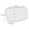 Pack of 2 Luxurious Sofa Armrest Covers Soft and Thick Chair Arm Protectors, Universal Fit,Elastic Armrest Covers