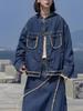 2026 Spring/Autumn Unisex Hipster Jacket - High Street, Hong Kong, Japanese Harajuku, Korean Style, Trendy Loose Fit