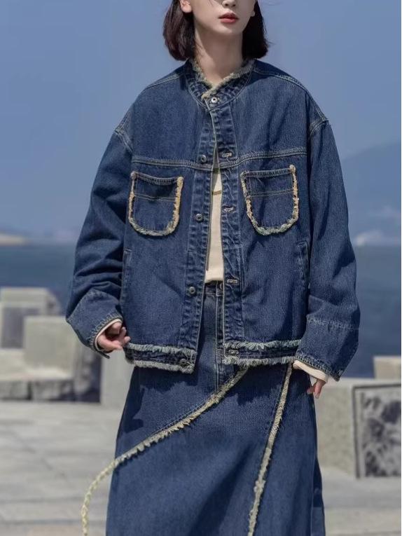 2026 Spring/Autumn Unisex Hipster Jacket - High Street, Hong Kong, Japanese Harajuku, Korean Style, Trendy Loose Fit