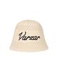 Bajal New Wave Bazal Punching Knit Bucket Hat Natural