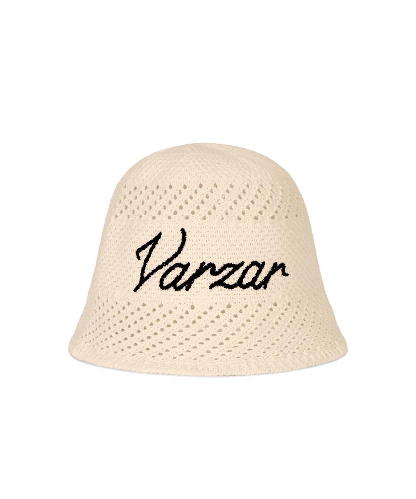 Bajal New Wave Bazal Punching Knit Bucket Hat Natural