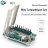 SATA Mini Screwdriver Set: Multifunctional Flathead, Phillips, Hex, and Torx Tools