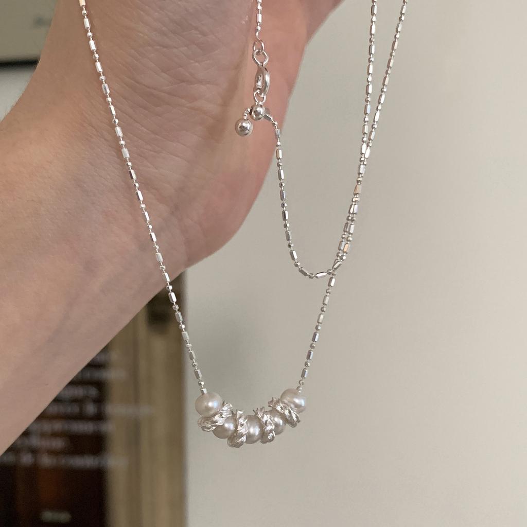 925 Silver Heart Pendant Necklace Adjustable Choker Elegant Love Jewelry Gift for Women Girls