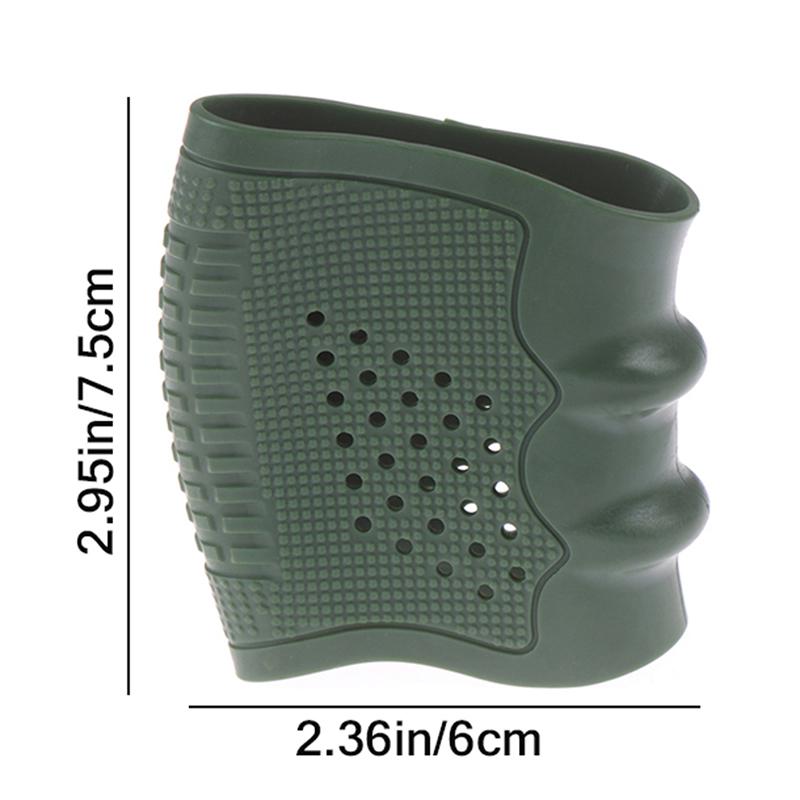 Tactical Rubber Grip Glove Cover Anti Slip Sleeve  Handle Hunting Accessories