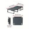 Ultra-Luxury Oversized Folding Cot Bed - Instant Setup for Outdoor Glamping & Indoor Lounging