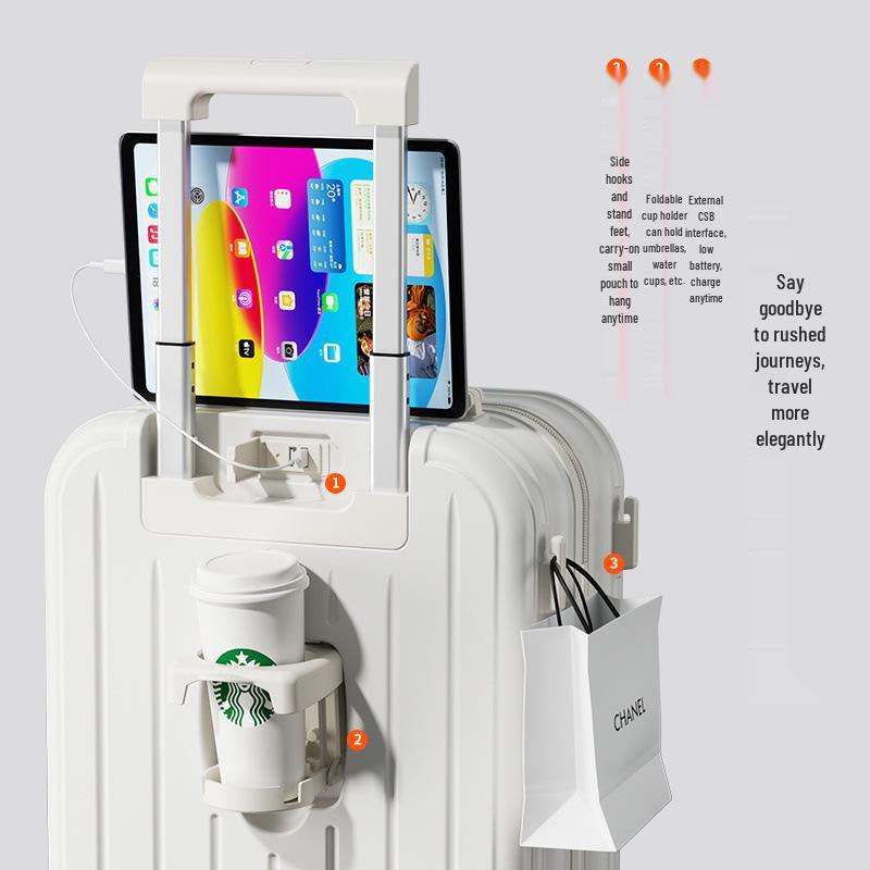 2025 Durable Travel Suitcase with Combination Lock for Students and Adults