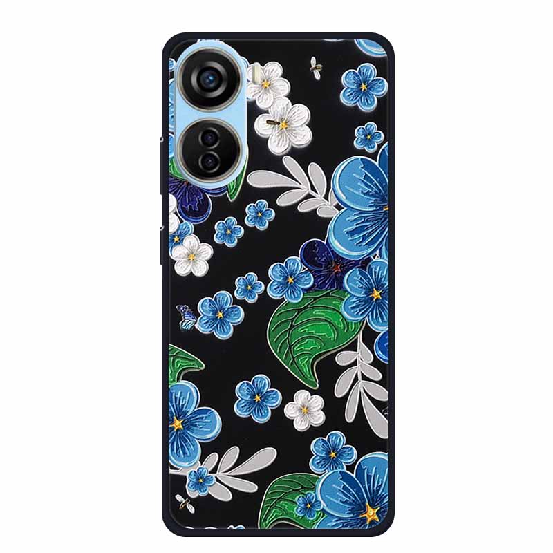 

3D Тисненый чехол для ZTE Blade A35 A55 A54 A34 A33S V50 Design 5G V50 Vita Axon 40 lite Чехол для телефона Мягкий силикон ТПУ Задняя крышка Blade V50 Vita