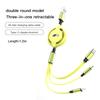 Car Interior Charging Data Cable Scalable 3 In 1 Phone Charger For BMW E46 E90 E60 F30 F10 E39 E36 F20 G20 G30 E92 E87 E91 X5 X3 CL8