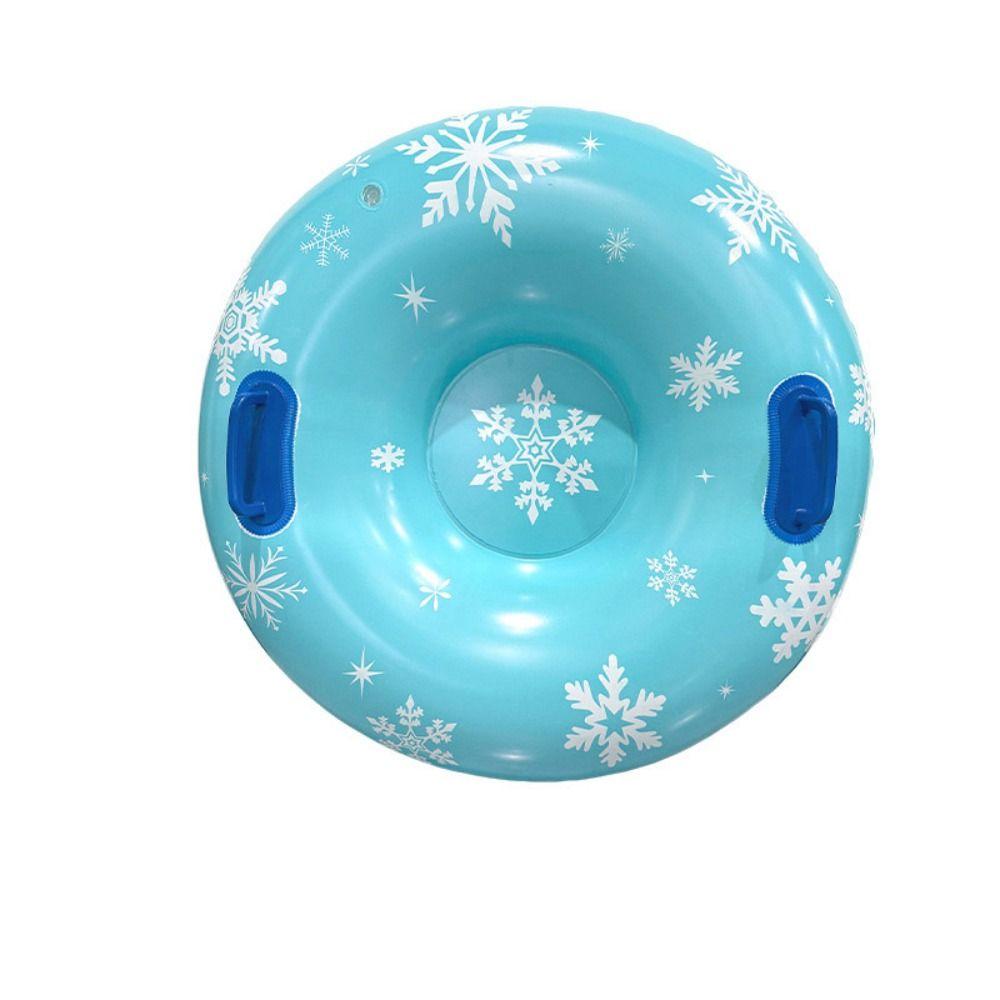 Wear-resistant Inflatable Snow Tube Thickened PVC Snow Sledding Tube Inflatable Sled Adults Kids