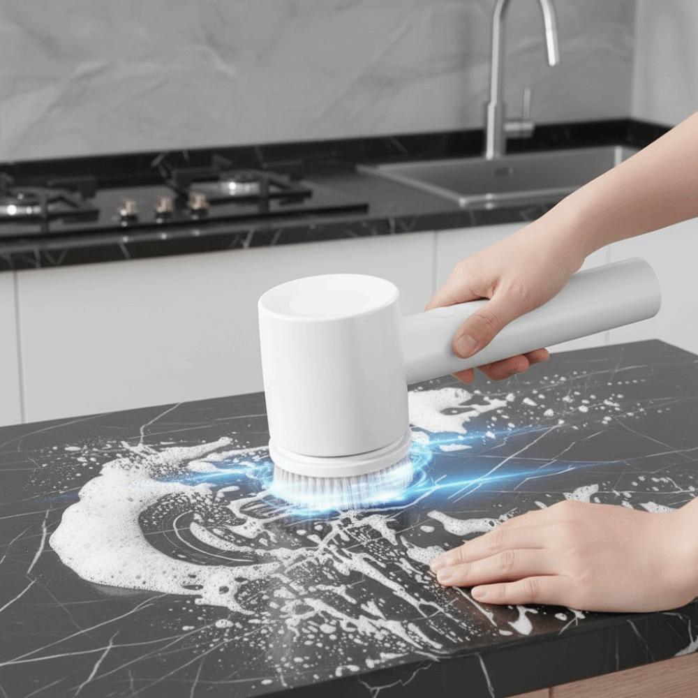Multifunctional Electric Cleaning Brush Rotating Dishwashing Brush  Corner Cleaning