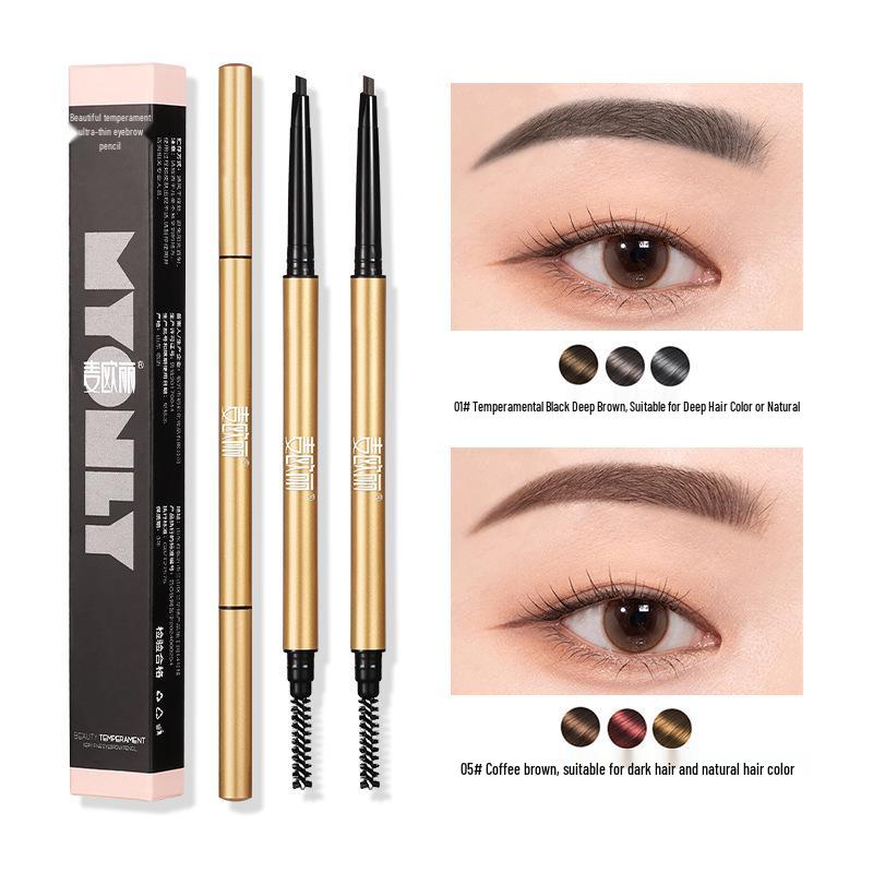 Maiolee Little Gold Dual-Ended Ultra-Fine Smudge-Proof Eyebrow Pencil