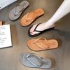 Fashion New Summer Non Slip Comfortable EVA Sole Soft Slippers Men's Flip Flops for Beach Daily 2026 Lovers Slipper Shoes Home