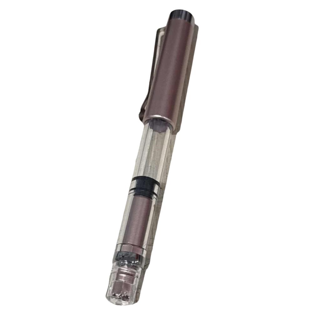 Student EF Nib 0.38mm Business Transparent Writing Pen Piston Fountain Pen Fountain Pen Ink Pens