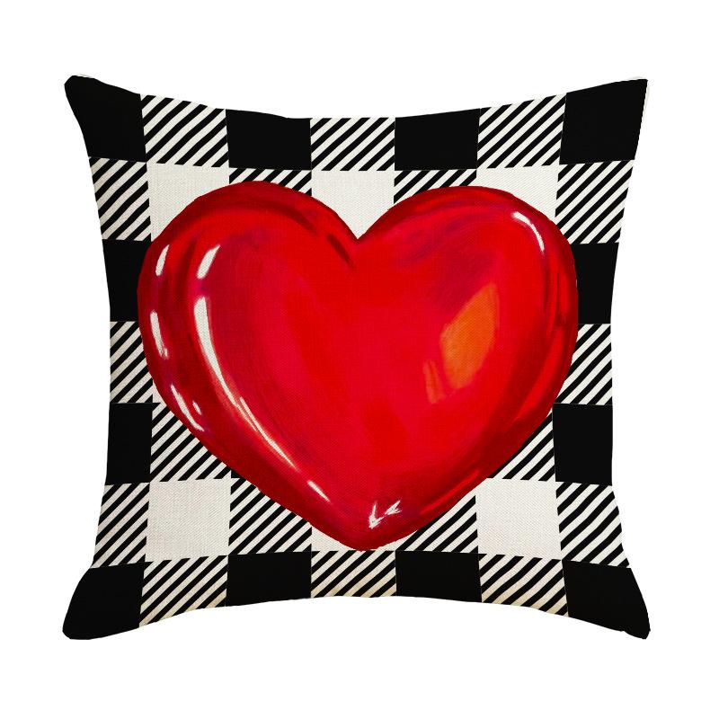 Valentine'S Day Pillow Cover Valentine'S Day Sofa Living Room Pillow Cover Pillow Cover New Home Style Premium