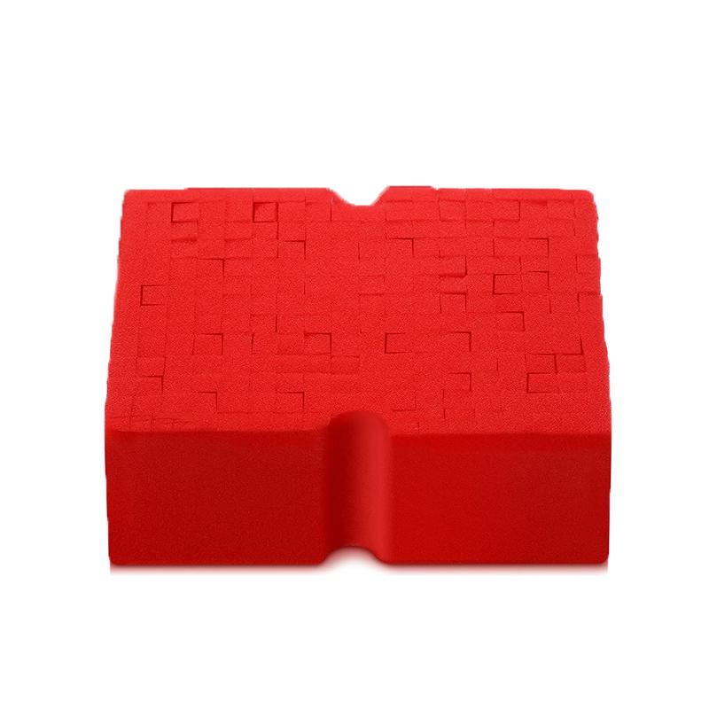 2Pcs Large Cross Cut Durable Soft Foam Grid Sponge Rinseless Absorbent Easy Grip Non Scratch Car Cleaning Tools Auto Accessories