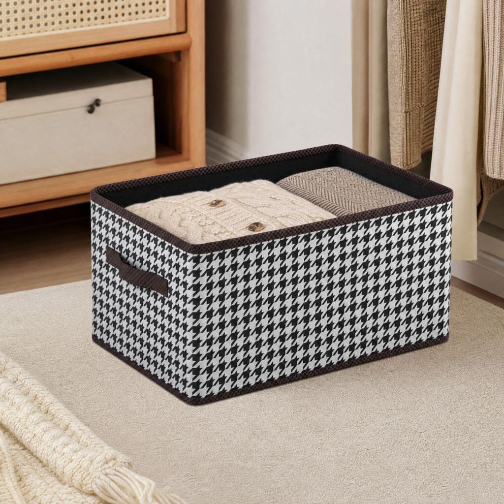 Folding Clothes Storage Basket for Closet and Bedroom Organization