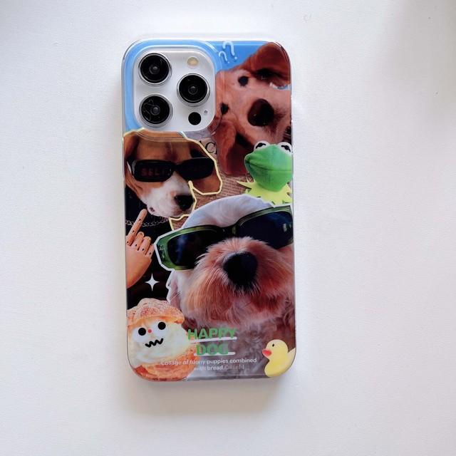 

Чехол для телефона Dog Puppy Happy Relif 2023 Imd для Iphone 11 12 13 Promax 14 Pro Max, задняя крышка с 3d семейными животными, чехол For iphone 14promax