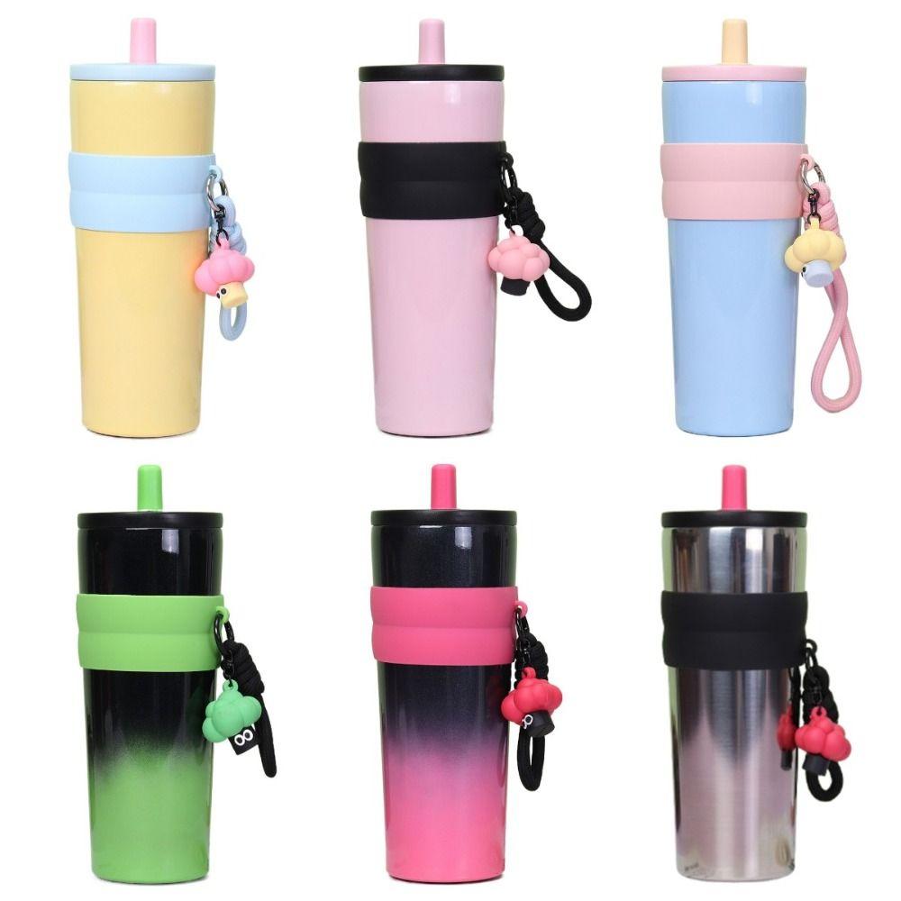 Large Capacity Insulated Water Bottle 710ml Stainless Steel Vacuum Flask Ice Bar Mug  Porridge Soup