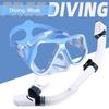 Baoyuan Adult Silicone Diving Mask & Full Dry Snorkel Set