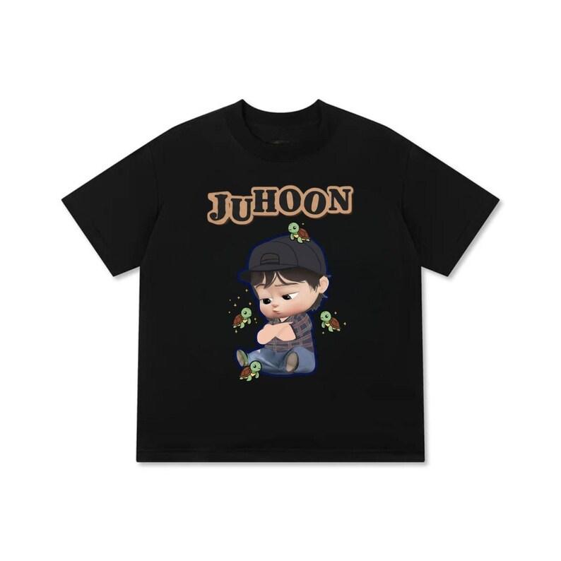 

Летняя мода 2026 Модный мужской женский винтажный топ CORTIS JUHOON Kpop рубашка, Мерч бойз-бэнда, Подписи всех участников, Футболка с выходом за контур 4XL