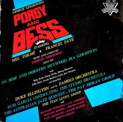 LP Record VARIOUS  George Gershwins Porgy And Bess CEL900 EMBER RECORDS I 196 UK Jazz Used