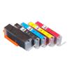 5Pcs Ink Cartridges ABS Cartridge Replacement for PIXMA MG5740 MG6840 MG7740 TS5040 TS6040