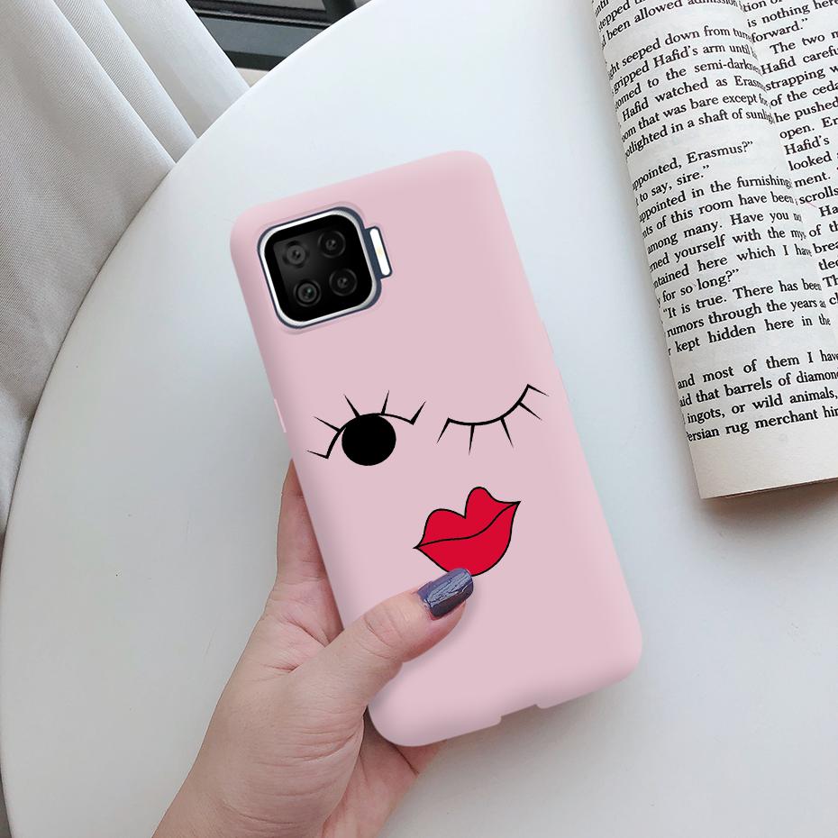 For OPPO Reno 4 Lite Case For OPPO Reno 4 Lite A73 A93 A 93 73 F17 F 17 Pro F17Pro Phone Case Soft TPU silicone Back Cover Funda