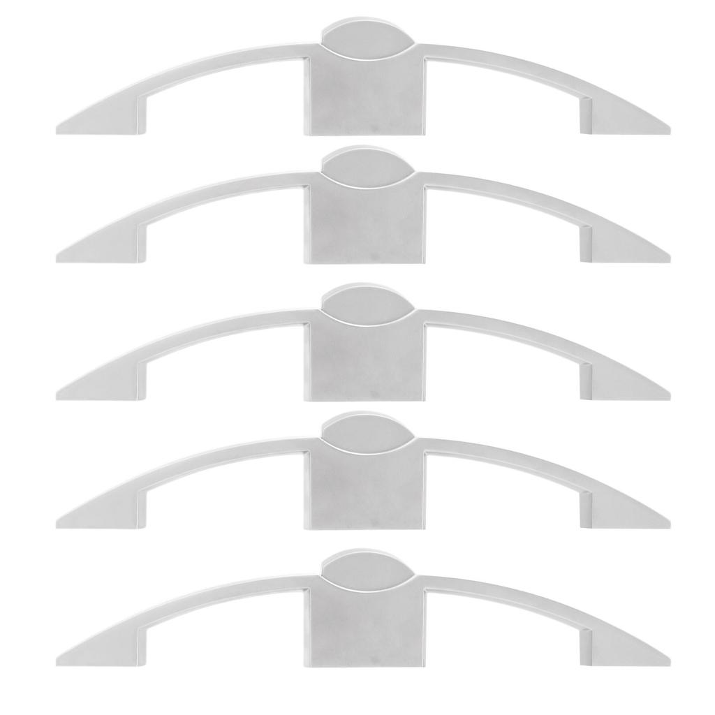 5 Set Cabinet Lock Handle Arched Push Button Pull Handle High Strength for RV Yacht Caravan