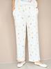 Gelato Pique Cereal Bear Print Long Pants PWCP244343 OWHT Women's