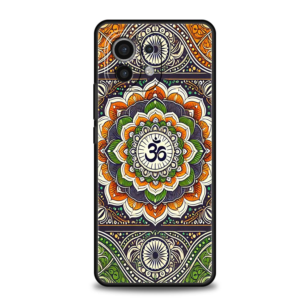 Indian Pattern Mandala Phone Case Cover for Xiaomi Mi 15 14 13 12 11 Ultra 14T 13T 12T 11T 10T Pro Lite 5G Shockproof Soft TPU