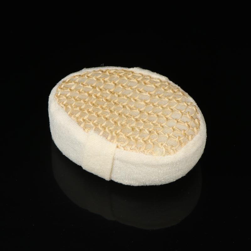 1Pcs Bath Ball New Sisal Elliptical Sponge Bath Brush Hemp Bath Towel Exfoliating Bath Artifact For Bathroom Spa Use