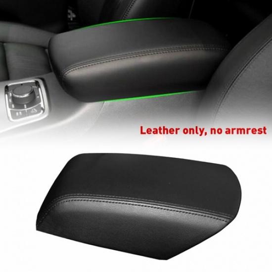 Fit 2011-2018 Explorer Ford Console Lid Armrest Cover Replacement Black Leather
