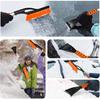 27" Car Snow Brush And Ice Scrapers For Car Windshield, 2-In-1 Detachable Ice Scraper And Brush For Car With Ergonomic Foam Handle, Suitable For