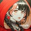 [USED] Hand-drawn Illustration 217 Original Original Painting Colored Paper Doujin "Black-haired Gothic Lolita Little Red Riding Hood